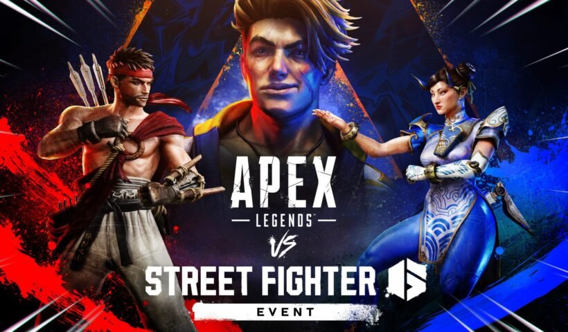 Apex Legends VS Street Fighter 6 etkinliğinin karakterleri gösteren kapak görseli