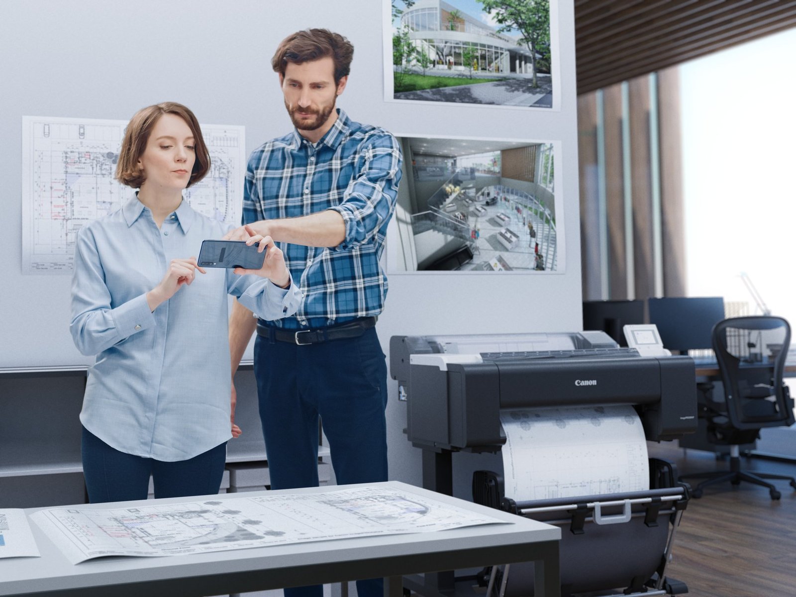 Canon imagePROGRAF TM 510M yazıcısının ofis ortamında kullanımı
