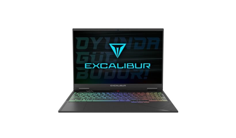 Casper Excalibur G920 dizüstü bilgisayarın önden görünümü