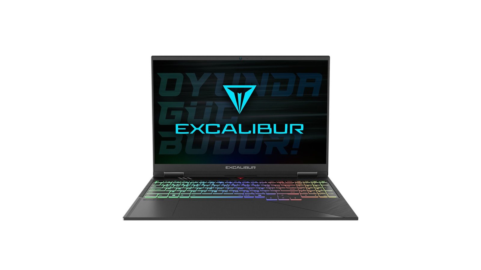 Casper Excalibur G920 dizüstü bilgisayarın önden görünümü