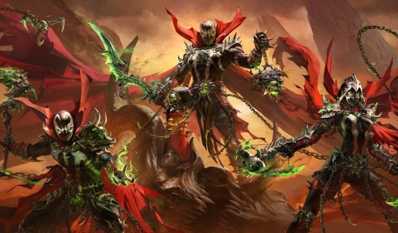 Diablo Immortal oyununda Spawn karakteri Korunak'ın karanlık atmosferinde beliriyor