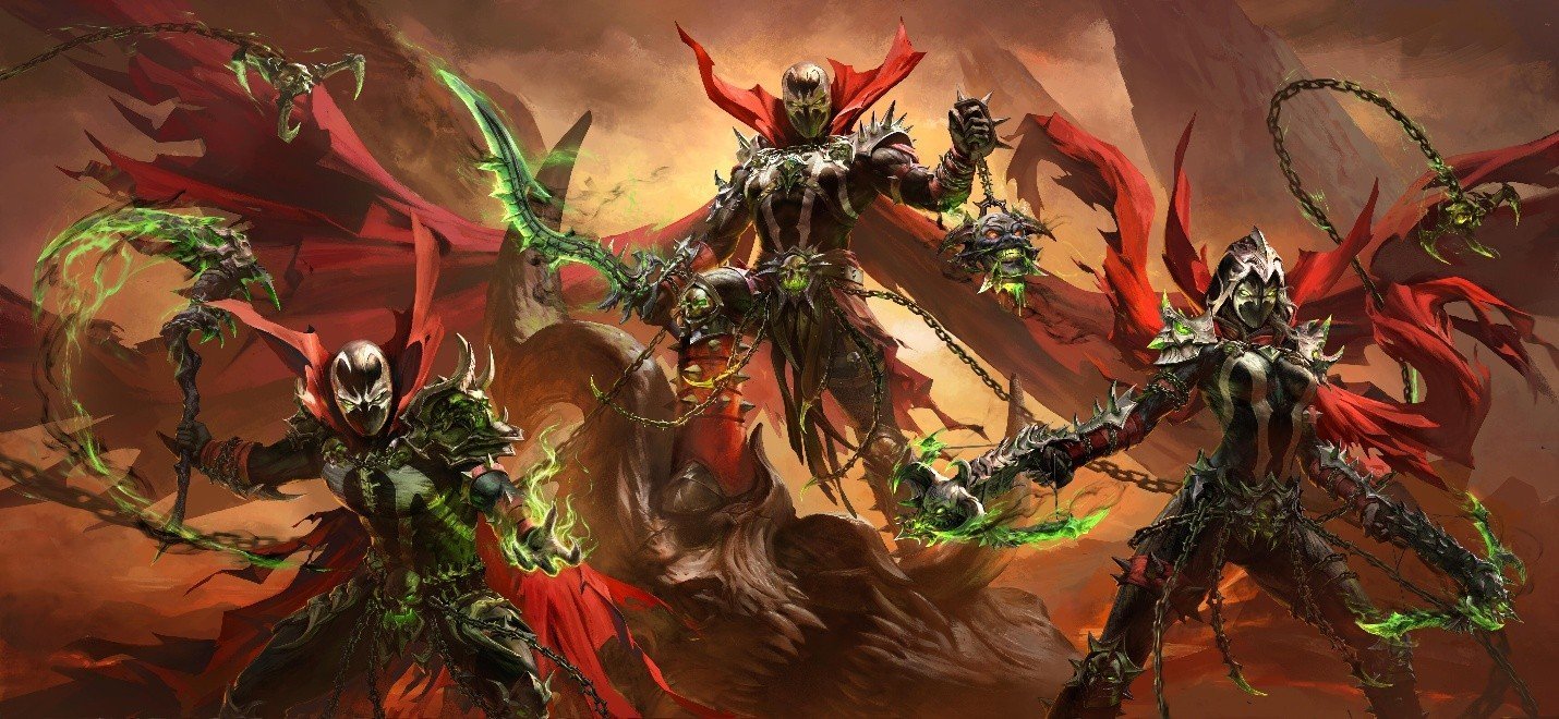 Diablo Immortal oyununda Spawn karakteri Korunak'ın karanlık atmosferinde beliriyor