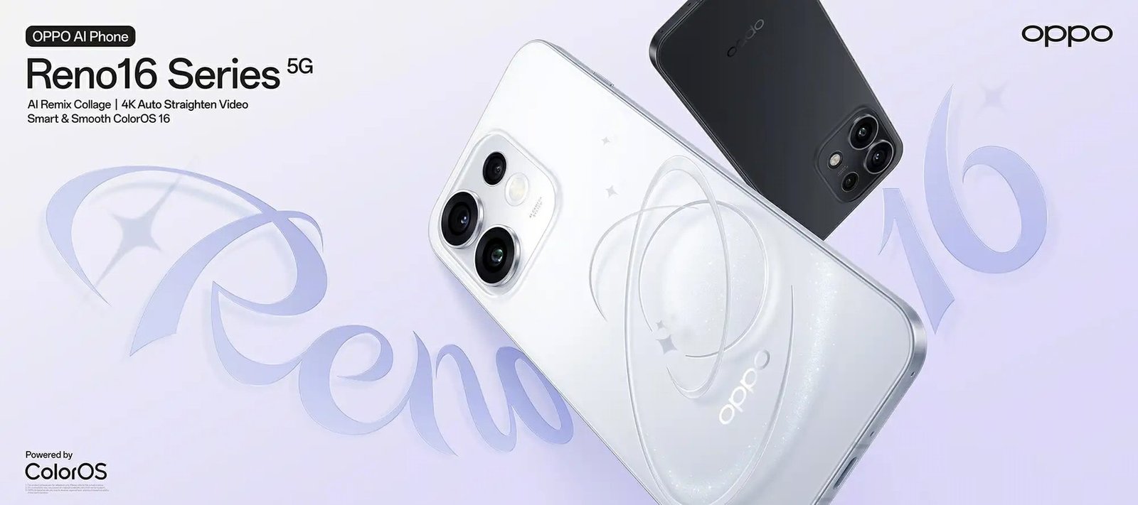 OPPO Reno16 Serisi'nin tanıtım görseli