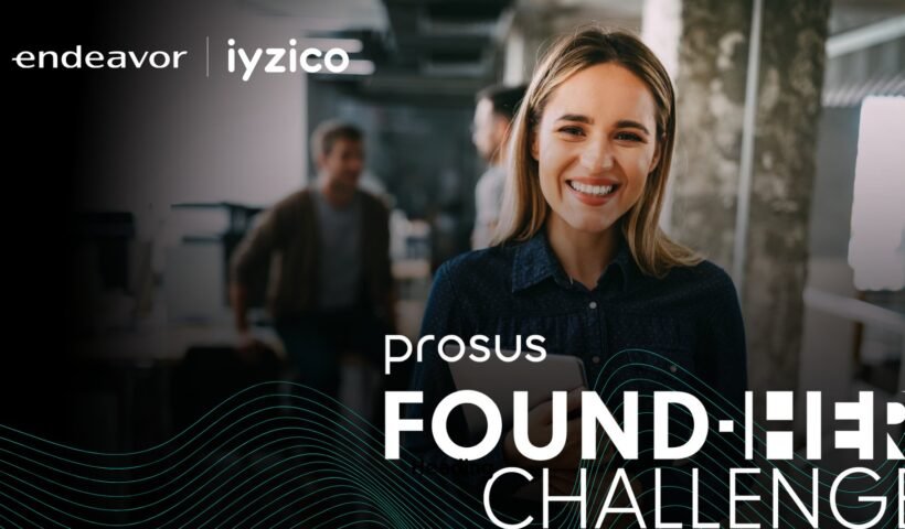 Prosus Found-HER Challenge Türkiye kampanyasının Endeavor ve iyzico logolu tanıtım görseli