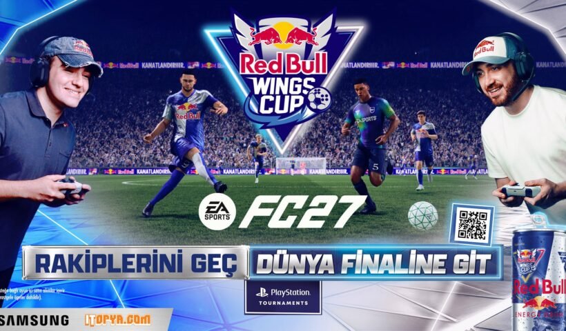 Red Bull Wings Cup turnuvasının EA Sports FC 27 temalı afişi