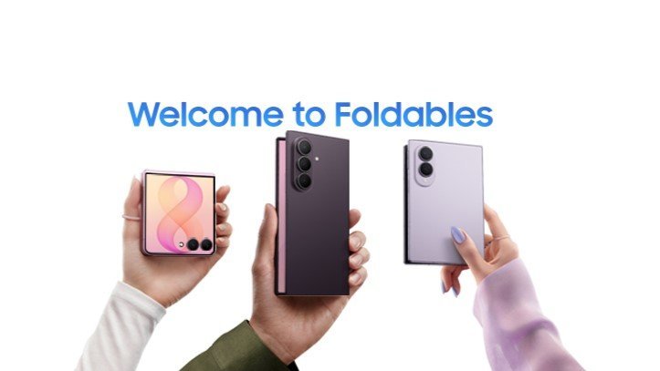 Samsung Galaxy Z serisi katlanabilir telefonlar bir arada