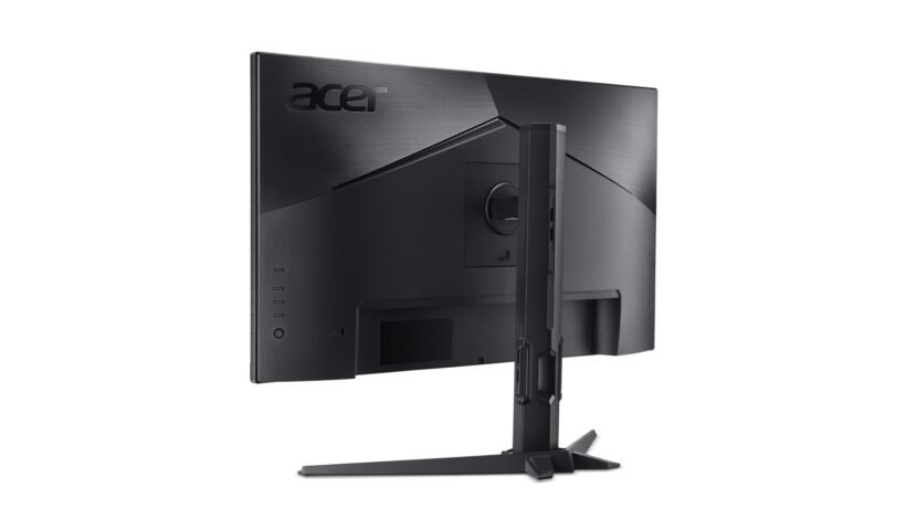 Acer Nitro XV272U Z2 oyuncu monitörünün arkadan görünümü