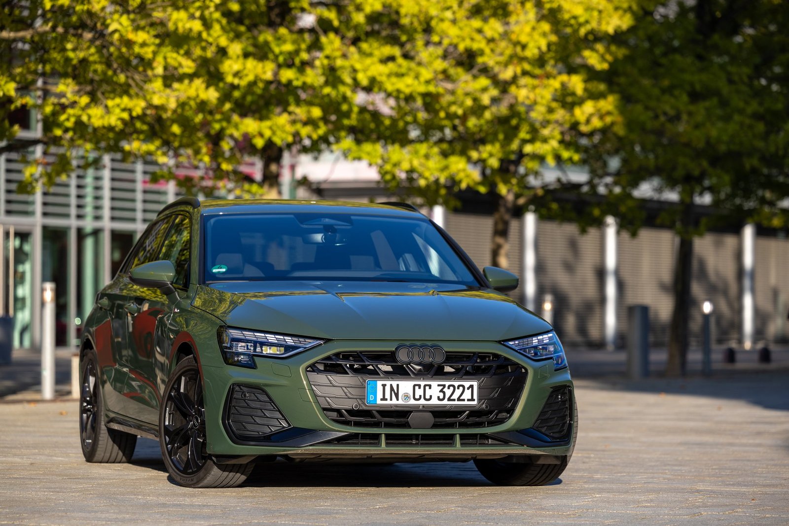 Güncel nesil Audi A3'ün önden görünümü