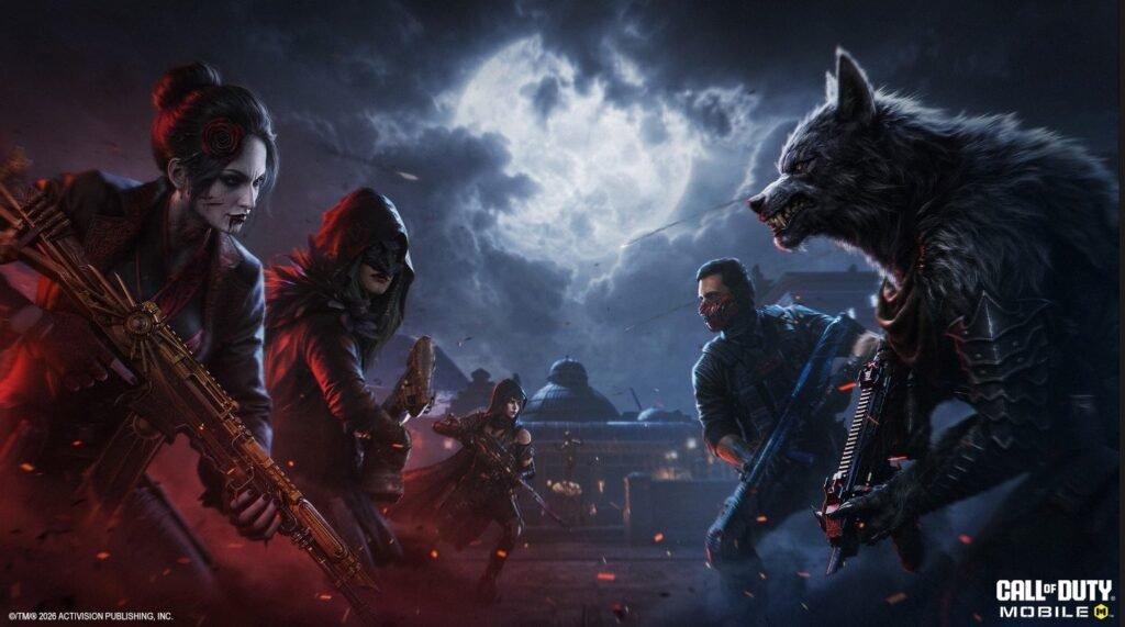 Call of Duty: Mobile 9. Sezon Battle Pass'inde yer alan vampir ve kurtadam temalı karakterler