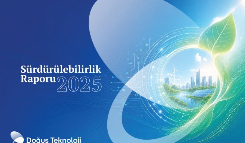 Doğuş Teknoloji'nin 2025 Sürdürülebilirlik Raporu kapak görseli