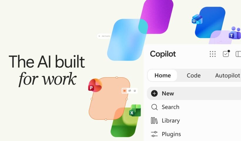 Microsoft'un yenilenen Copilot deneyimini gösteren tanıtım görseli
