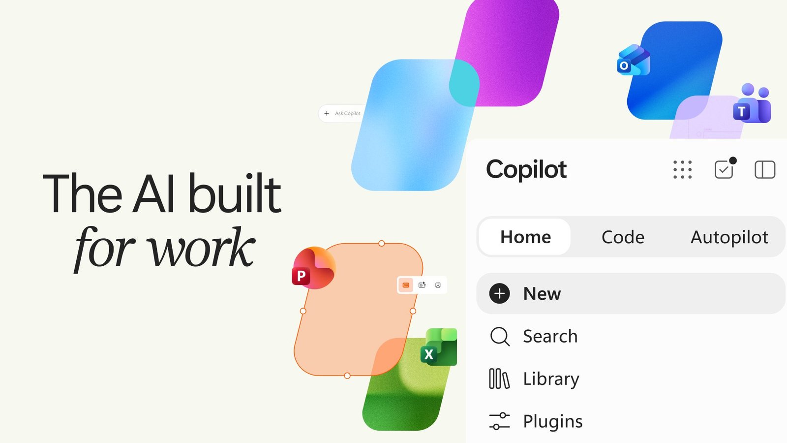 Microsoft'un yenilenen Copilot deneyimini gösteren tanıtım görseli