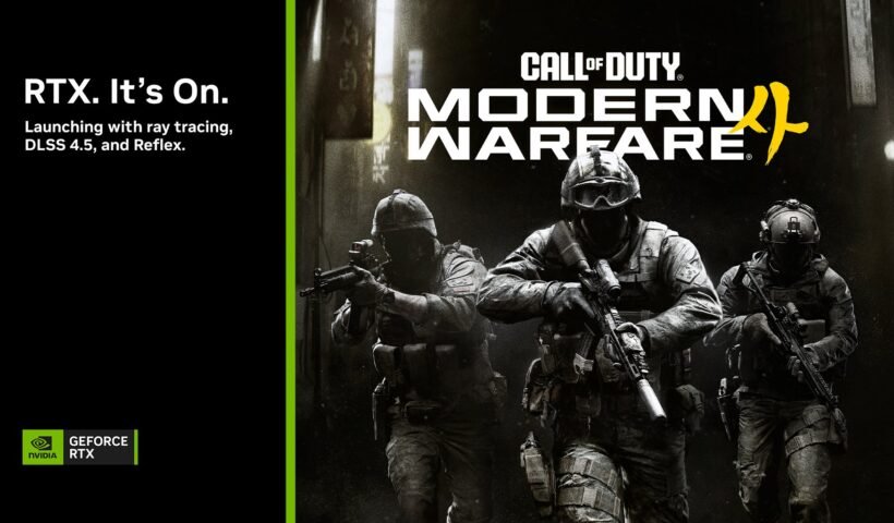 Call of Duty Modern Warfare 4'te asker figürlerinin yer aldığı RTX tanıtım görseli