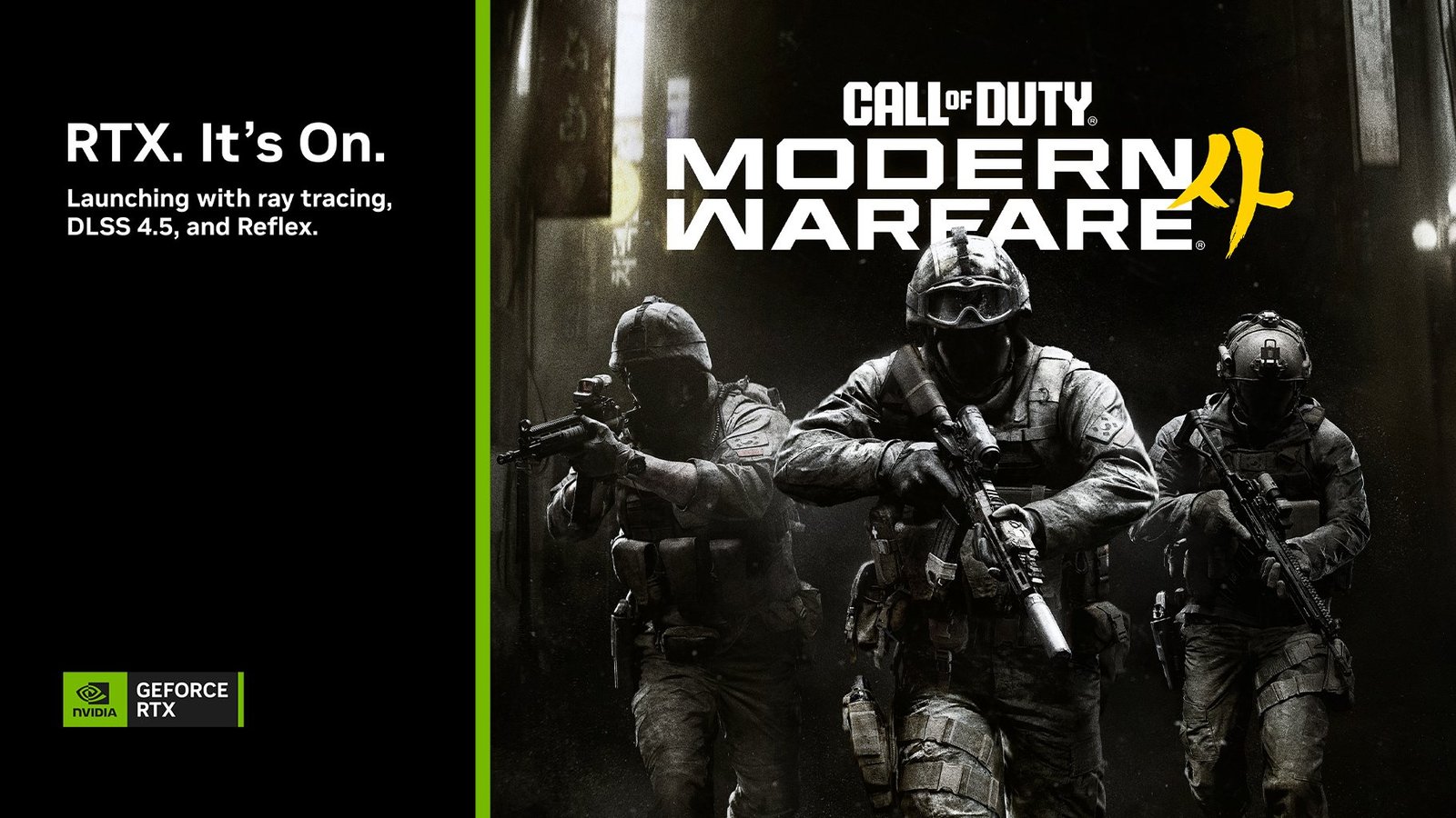 Call of Duty Modern Warfare 4'te asker figürlerinin yer aldığı RTX tanıtım görseli