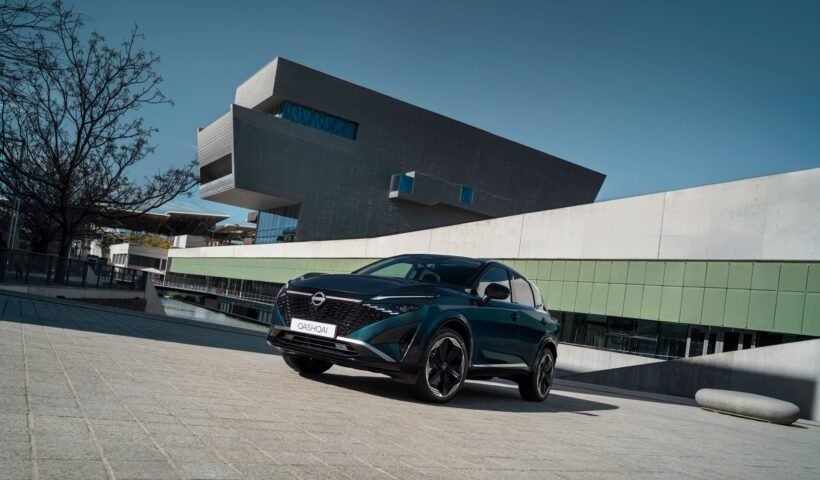 Nissan Qashqai'nin dış tasarımını gösteren bir görsel