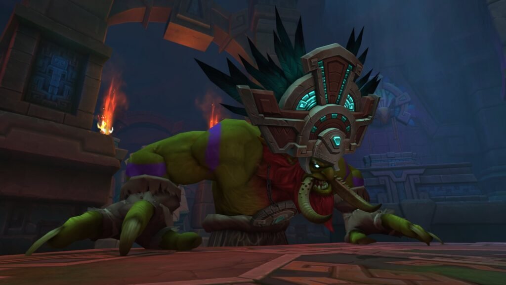 World of Warcraft: Midnight'ta Labyrinth of Kindo'jan mega delve'inden bir sahne